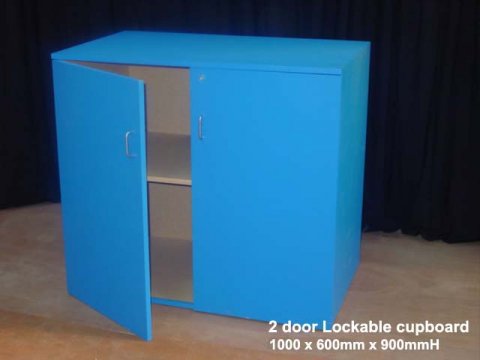 2 Door Lockable Cupboard
